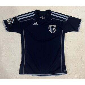 Adidas Sporting Kansas City MLS Home Soccer Jersey Youth Kids Small 2010